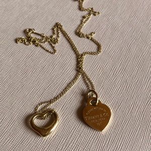 Tiffany & Co necklace Return to Tiffany open heart